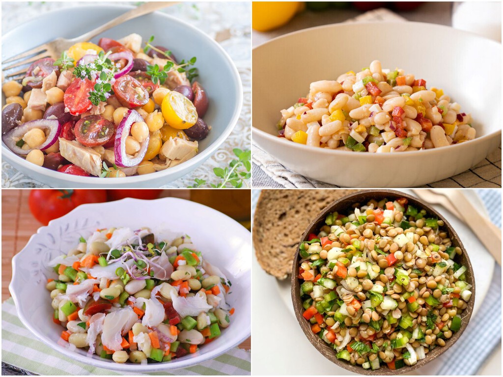 Las 23 mejores recetas de ensaladas con legumbres para abrir un bote y tener una comida completa en minutos
