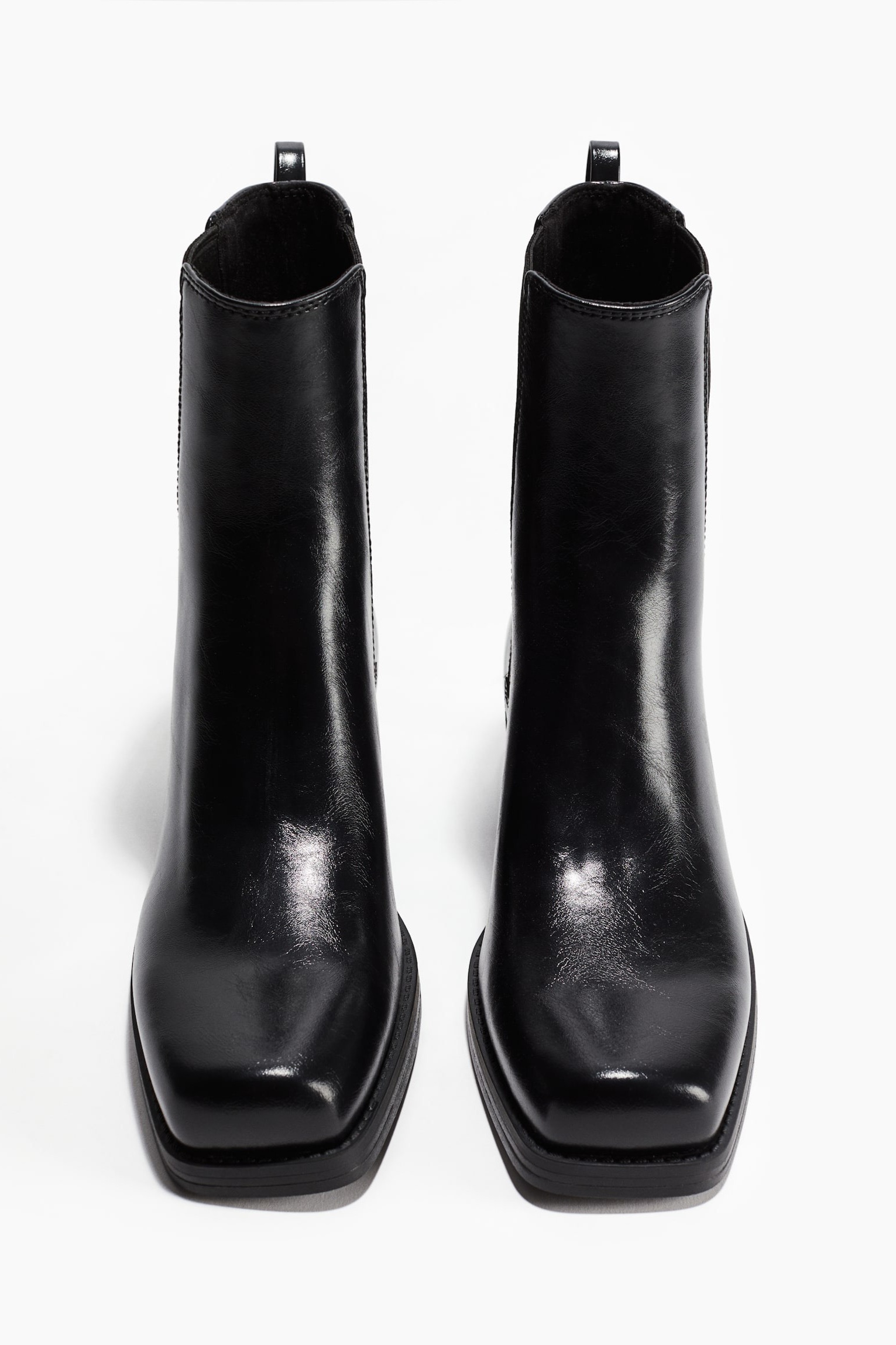 Botines punta cuadrada