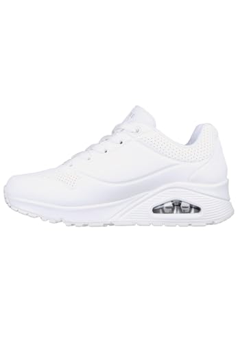 Skechers Uno, Zapatillas Mujer, Blanco