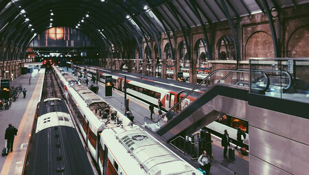 Estación de tren viajeros