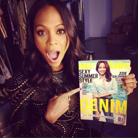 Zoe Saldana, otra que se apunta a la maternidad