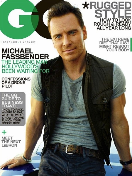 Michael Fassbender sudando la camiseta para la revista GQ ¡Ay omá!