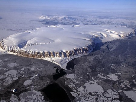 Imagen del vuelo de la Operación IceBridge