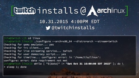 Twitch quiere seguir la estela de su partida a Pokémon… instalando Arch Linux