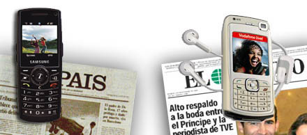 El País ofrece un Samsung Z170 y El Mundo, un Nokia N70