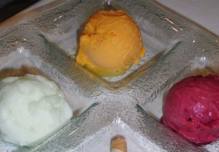 Respuesta a la adivinanza: El sorbete de frutas es el helado más saludable en términos generales
