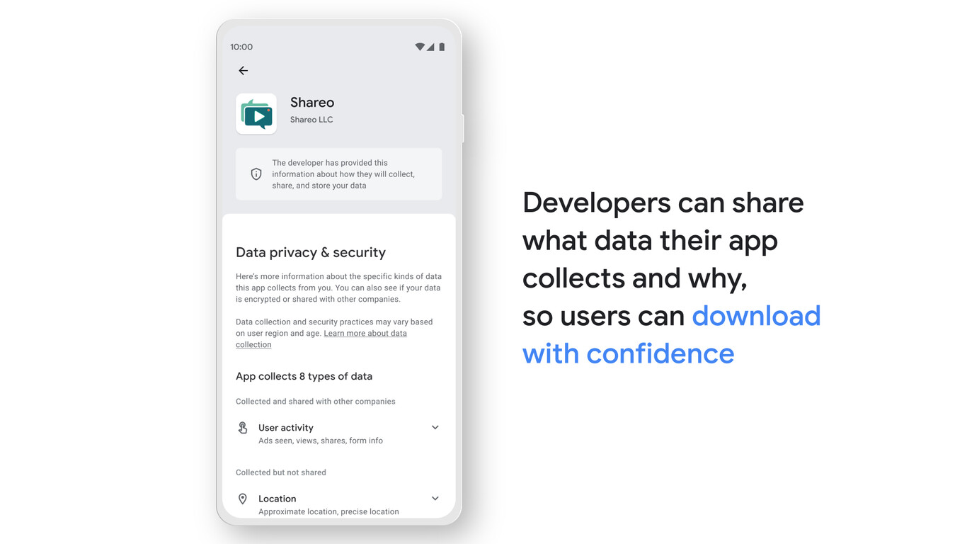 Así es como Google Play te informará de los datos de usuario que ...
