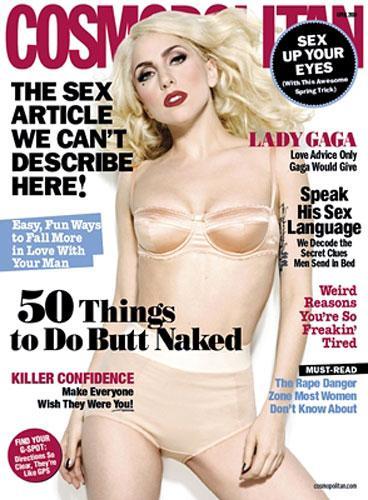 Lady Gaga se muestra hasta glamourosa en Cosmopolitan