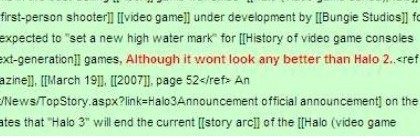 Sony mete caña contra Halo 3 en... la Wikipedia