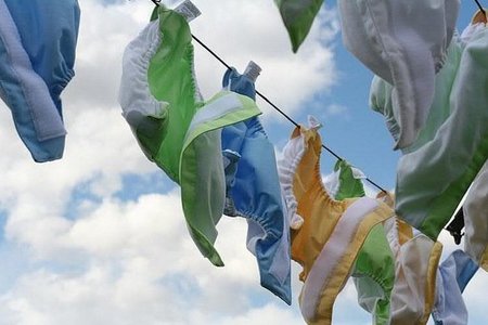 El gasto en pañales es de 600 euros menos con los de tela