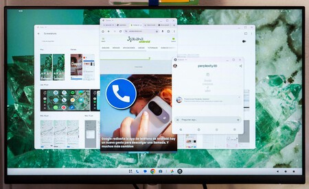 É assim que o modo desktop é exibido atualmente no Android 16. Imagem de Iván Linares para Xataka Android