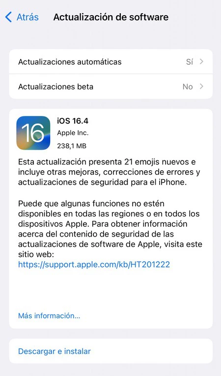 iOS 16.4 iPhone Appleをインストールする