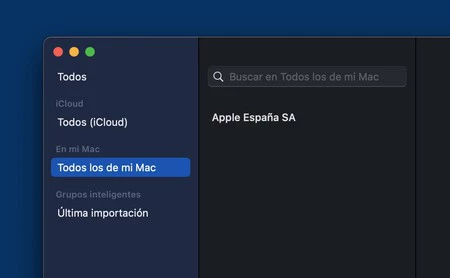 contactos mac agenda