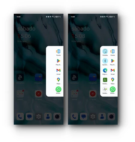 セットアップ前とセットアップ後