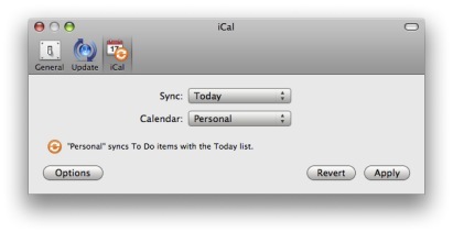 Things por fin sincroniza con iCal