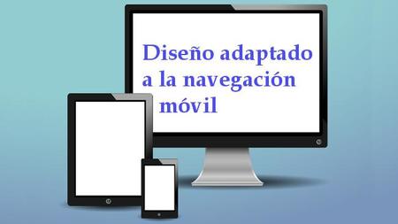 Diseño no adaptado a la navegación móvil