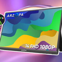 Amazon remata este monitor portátil con bocinas duales. Funciona con computadoras y consolas de videojuegos