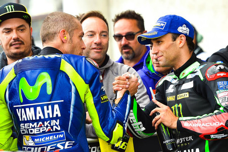 Johann Zarco sobre Rossi: "Cada vez que habla de mí me hace más popular"