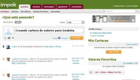 Impok, red social financiera para compartir ideas de inversión