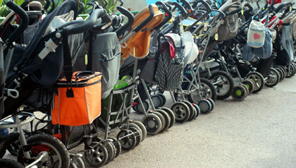 Retirados del mercado varios modelos de sillas de paseo