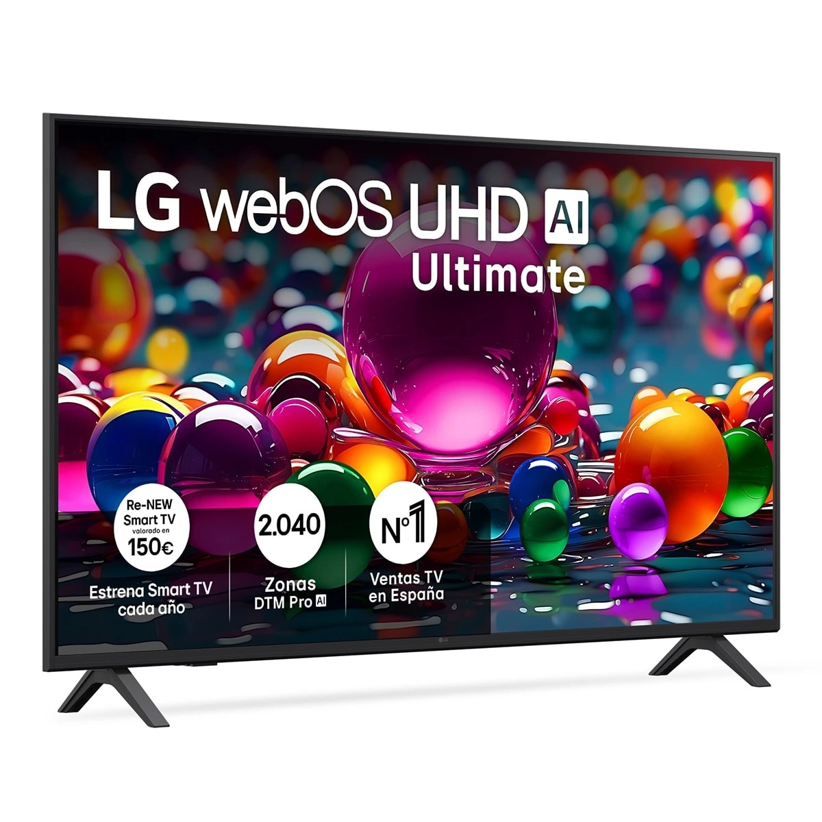 REACONDICIONADO Seminuevo Muy bueno TV LED 50" - LG 50UA75006LA, UHD 4K, Procesador Inteligente α7 AI Processor 4K Gen8, Smart TV, DVB-T2 (H.265)