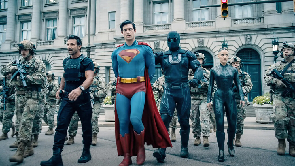 Han cazado el primer vistazo de David Corenswet como Superman durante el rodaje de la película Man of Tomorrow de 2027