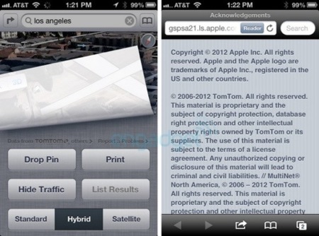 Tom Tom llega a un acuerdo global con Apple para sus mapas e información relacionada en Mapas de iOS 6