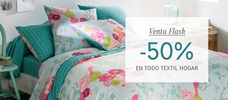 Oferta flash en La Redoute: hasta el 21 de febrero tenemos un descuento del 50% en su sección de textil y hogar