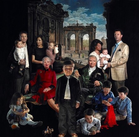 Retratos de la familia real danesa que dan más miedo que la niña del Exorcista