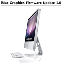 Actualización de Firmware 1.0 para las gráficas de los iMac Aluminio