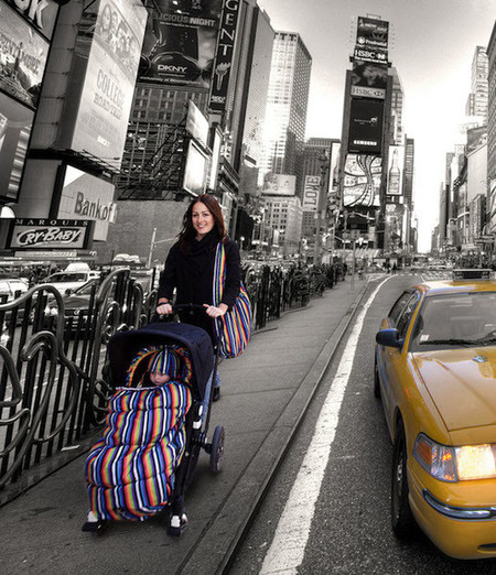 Los sacos más bonitos y calentitos para el carrito del bebé