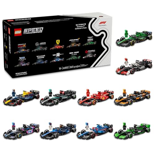 Lego Speed Champions Súper Pack de Coleccionista: Formula 1 - Contiene 10 Sets en 1 - Incluye póster Exclusivo