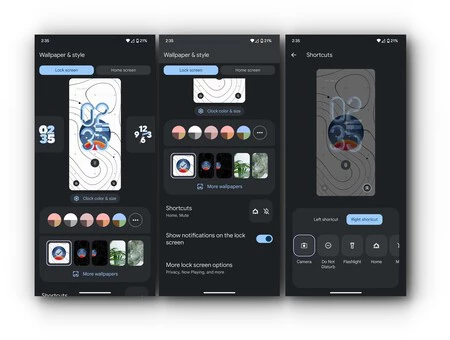 これらは新しいショートカットのオプションです。キャプチャ | 9to5Google