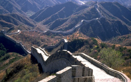 El ojo humano no ve la Gran Muralla China desde el espacio