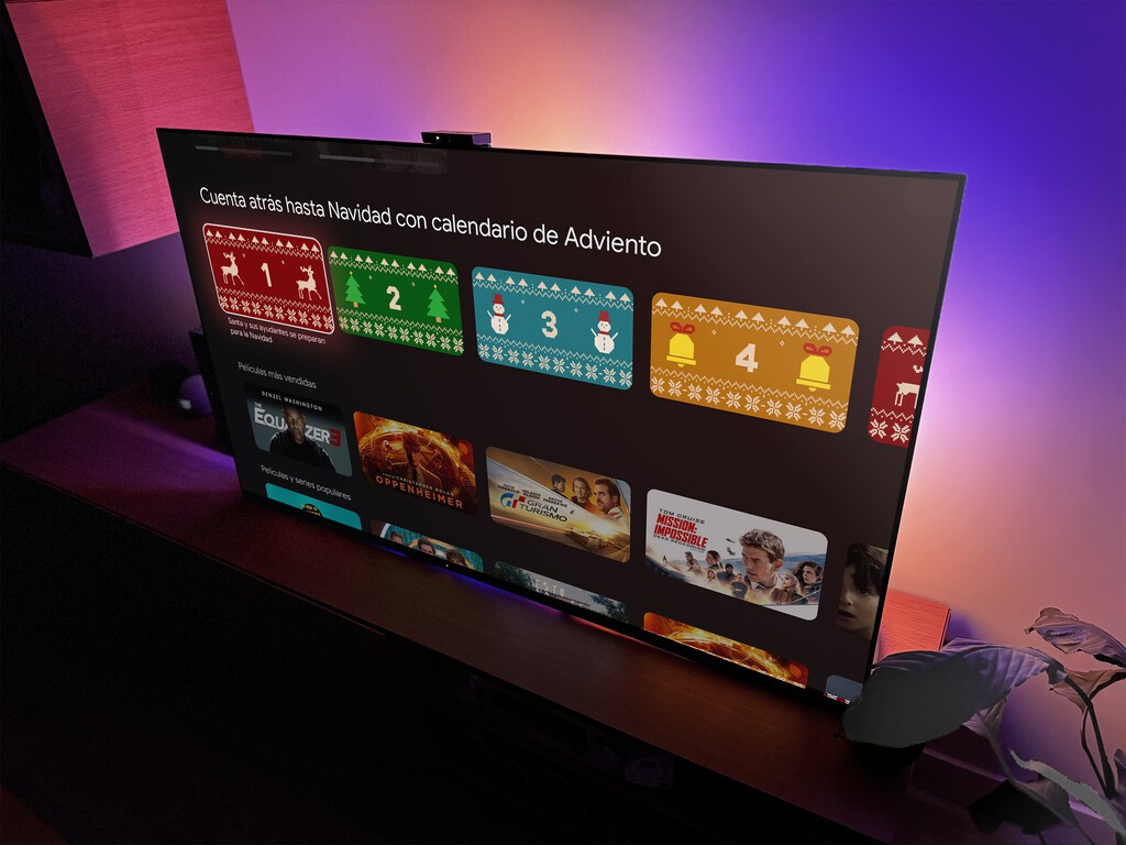 Mi Smart TV y mi Chromecast han estrenado interfaz. Así luce el colorido Calendario de Adviento que acaba de llegar