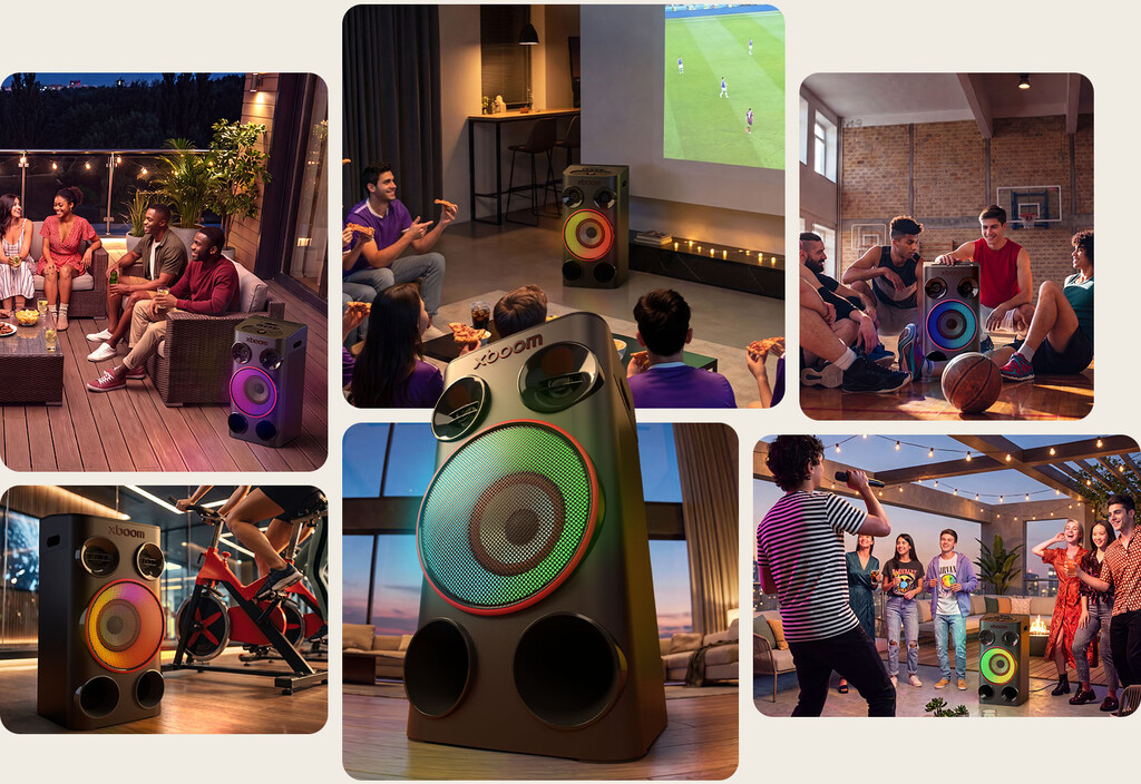 LG renueva sus altavoces para fiestas con hasta 440 W de potencia y una IA que convierte tu lista de canciones en un karaoke