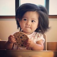 Baby Chanco, una bebé de un año con increíble melena es la nueva modelo pelo Pantene en Japón