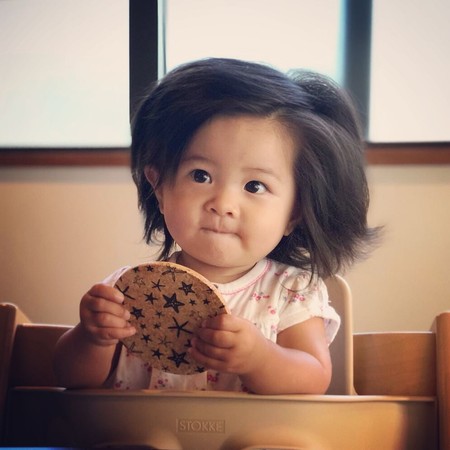 Baby Chanco, una bebé de un año con increíble melena es la nueva modelo pelo Pantene en Japón