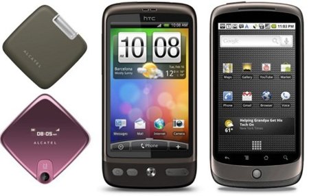 Nexus One y HTC Desire por puntos Vodafone. Alcatel Gloss para prepago