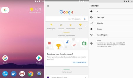 Lawnchair Launcher: un Pixel Launcher de código abierto y con extra de personalización