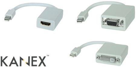 Tres nuevos adaptadores Mini DisplayPort de Apogee ya disponibles