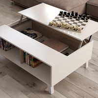 Mesa para el salón elevable estilo nórdico por 85 euros en Amazon