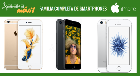 iPhone 7 y iPhone 7 Plus, así quedan junto al resto de teléfonos Apple