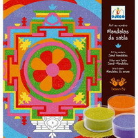 Mandalas de arena para niños