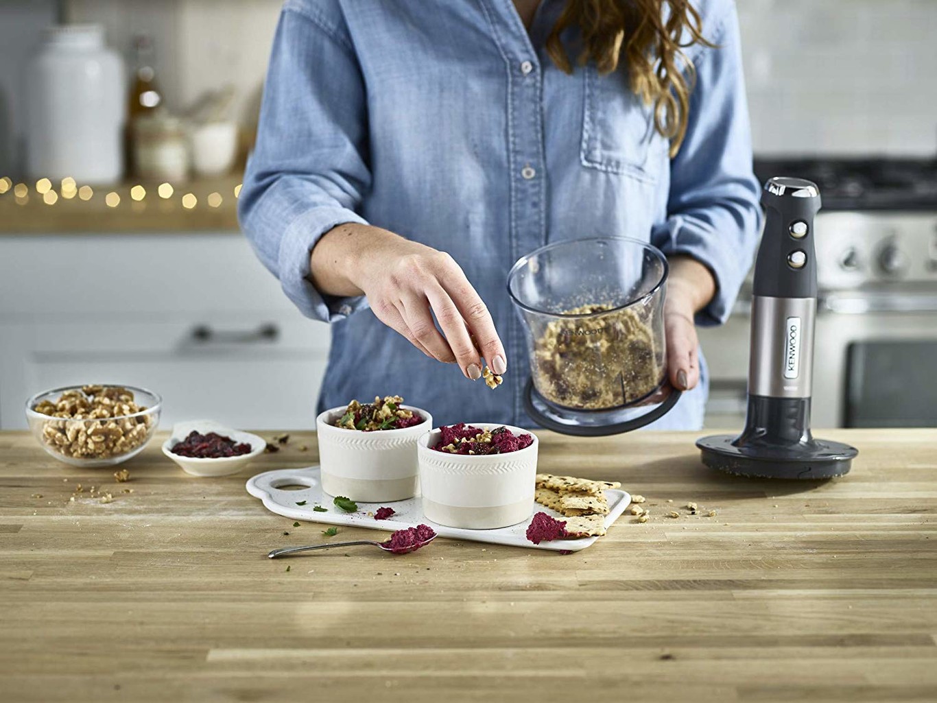 KENWOOD LAMA ZUPPE Soup XL Pro Minipimer Triblade System Pro HDM80 1000W KMix HD EUR 41,99 - IT