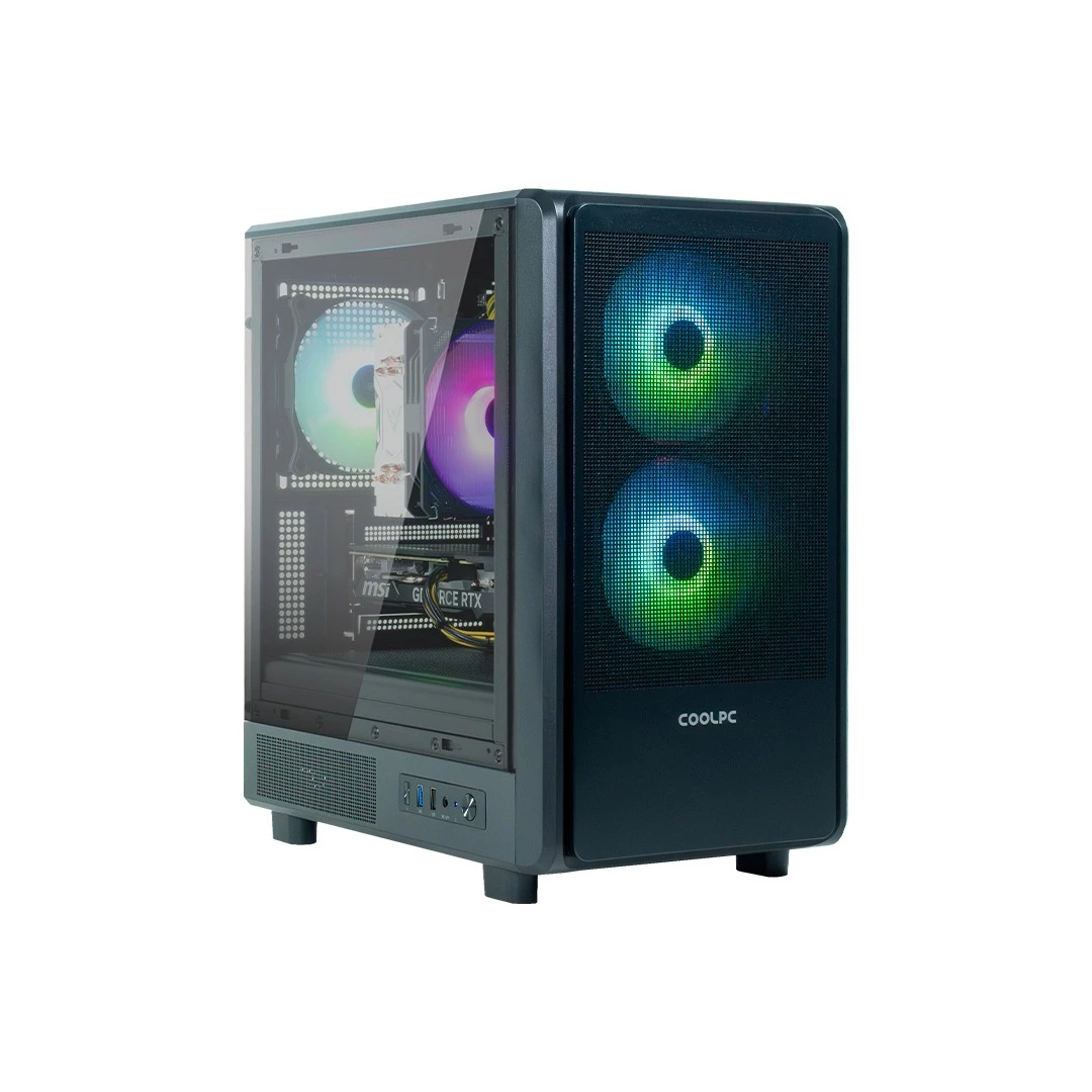 COOLPC Gamer V - Ryzen 5 5500 / GeForce RTX 5060 Ti 16Gb / 32GB DDR4 3200Mhz / NVMe 1Tb
