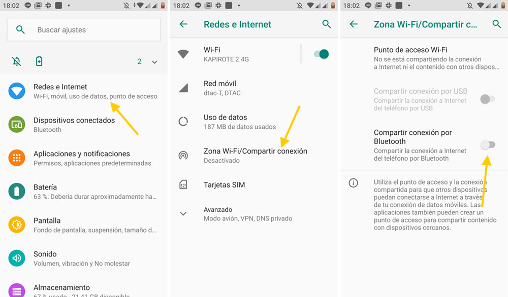 Cómo compartir la conexión de datos de tu Android con otros dispositivos