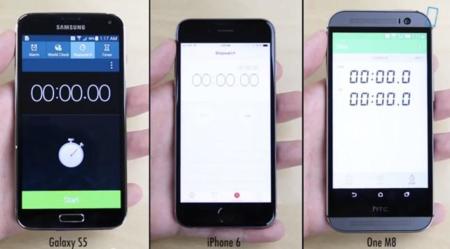 Samsung Galaxy S5, HTC One M8 y iPhone 6 ¿cual es más rápido?