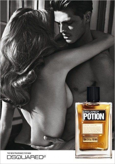Diego Miguel y Malgosia Bela imagen de Potion, la nueva fragancia de Dsquared2