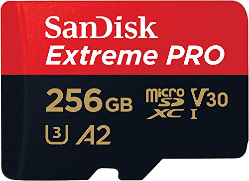 SanDisk Extreme PRO 256GB tarjeta microSDXC + adaptador SD + RescuePro Deluxe